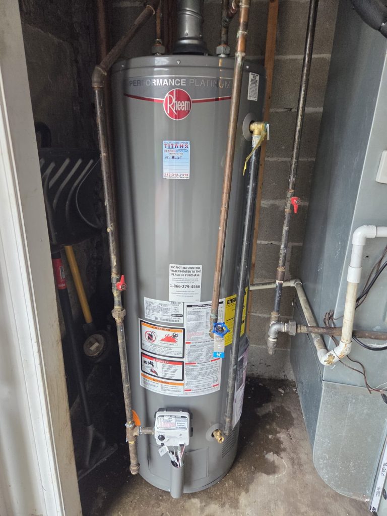 Water Heater Install in Lincoln Park