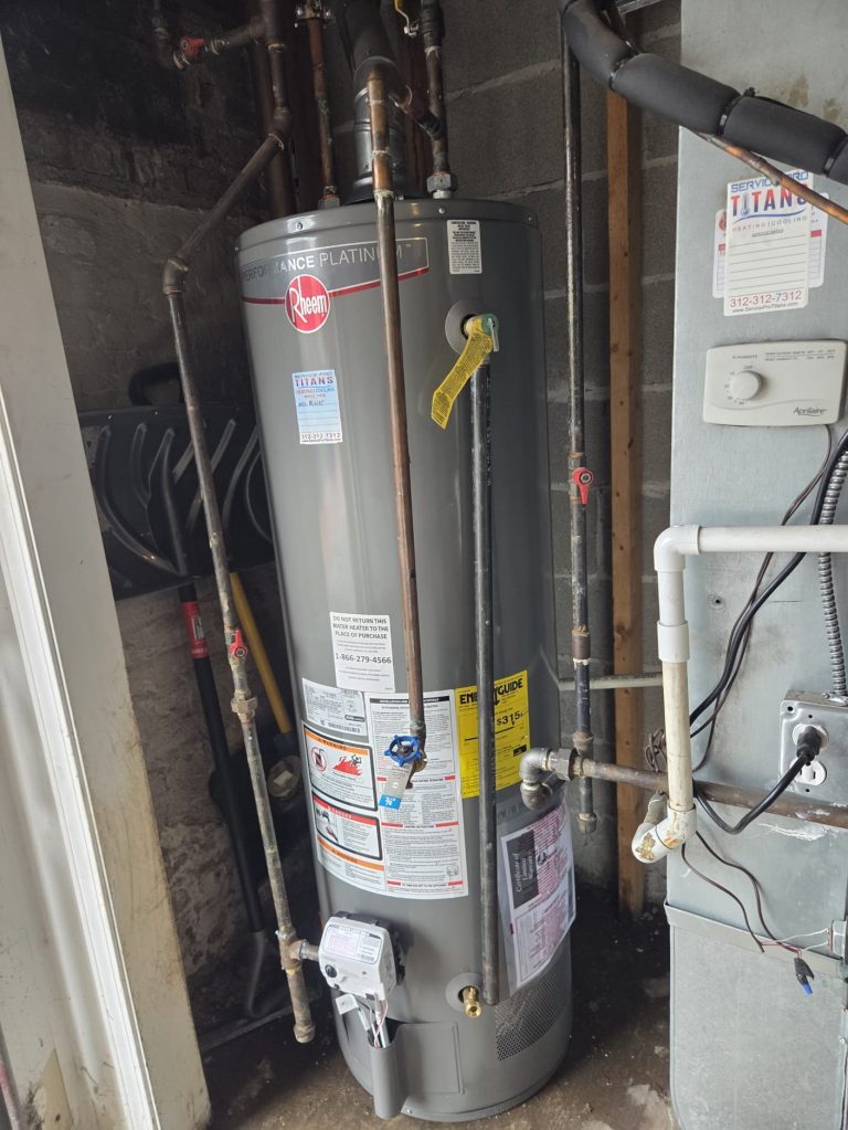 Water Heater Install in Lincoln Park