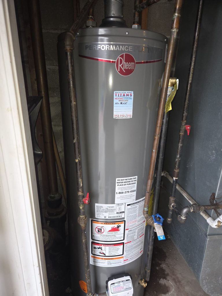 Water Heater Install in Lincoln Park